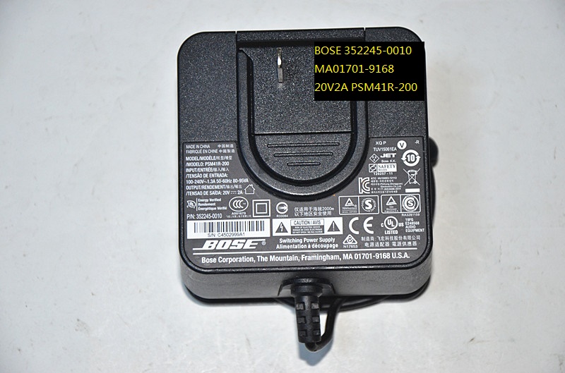 20V 2A AC/DC ADAPTER 100% Brand New 95PS-030-1 BOSE AM306386-101-0B POWER SUPPLY